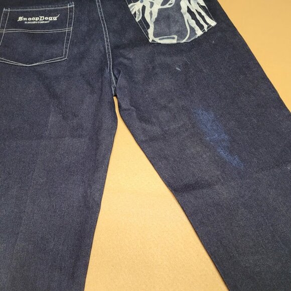 Vtg SNOOP DOGG Clothing Co. Super Baggy Y2K Jeans Men's Sz 38x30 - Picture 11 of 11